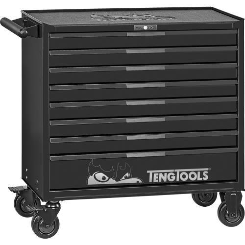 Teng Pro35&trade; 37in Roller Cabinet 8 Drawers Black
